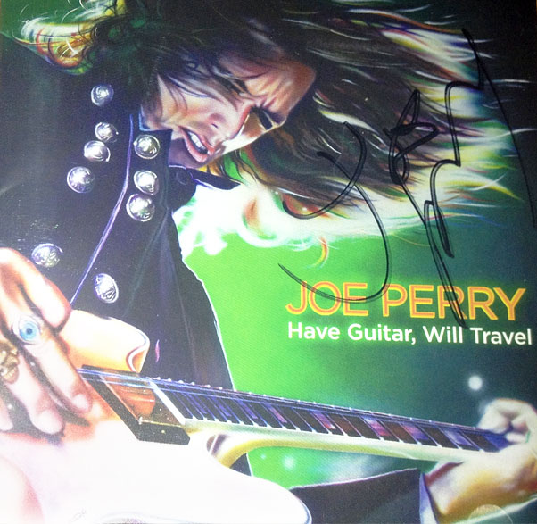 joe perry signed cd