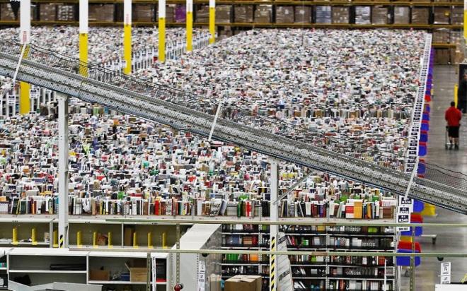 inside amazon warehouse