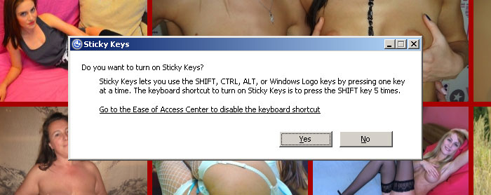 sticky keys