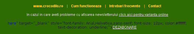 footer spam